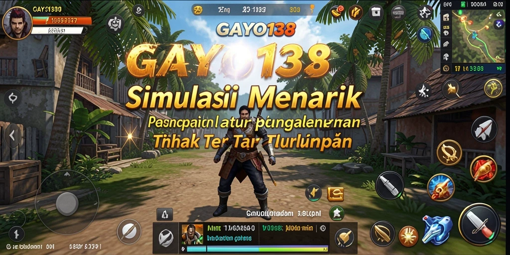 Screenshot dari gameplay GAYO138 yang menunjukkan interaksi antarpemain.