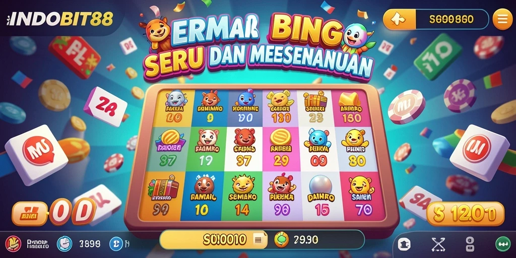 Tampilan screenshot gameplay seru dari permainan Bingo INDOBIT88.