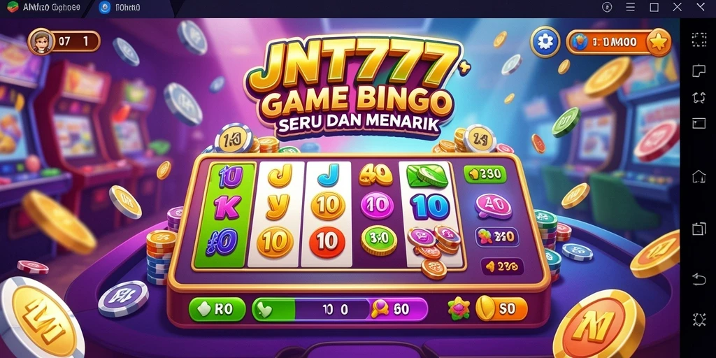 Tampilan gameplay Bingo yang seru di JNT777.