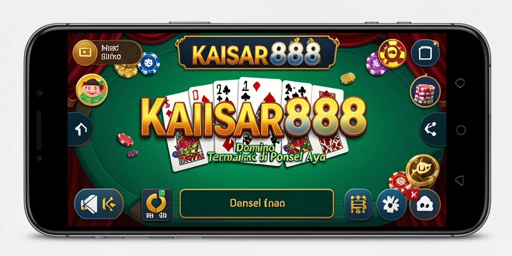 Tampilan gameplay seru dalam KAISAR888 yang menampilkan aksi Domino.