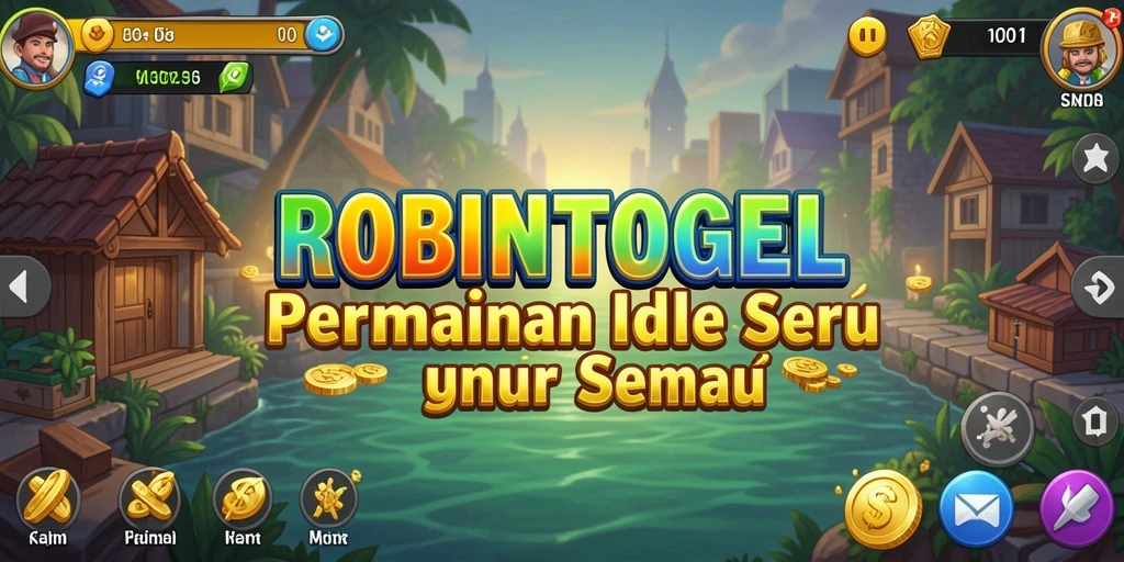 Tampilan utama gameplay ROBINTOGEL yang menarik dan mengasyikkan.