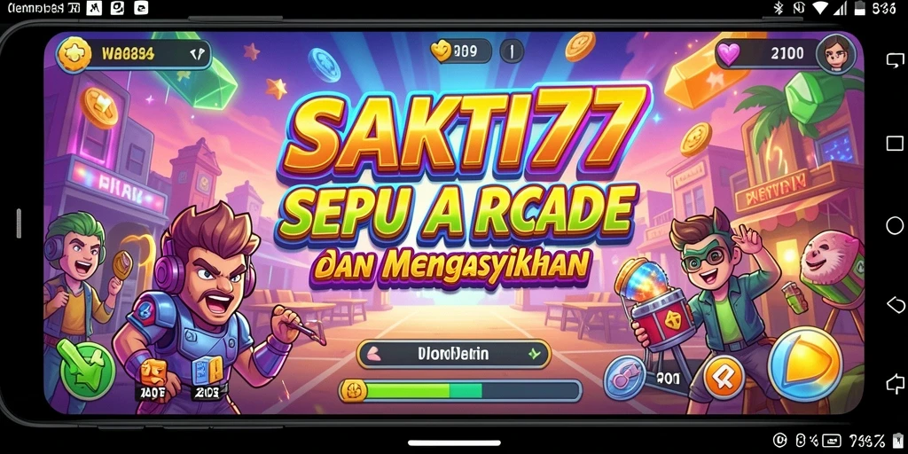 Tampilan gameplay seru SAKTI77 dengan aksi yang mendebarkan.