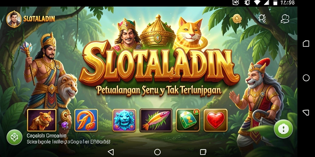 Gambaran menarik dari gameplay petualangan SLOTALADIN.