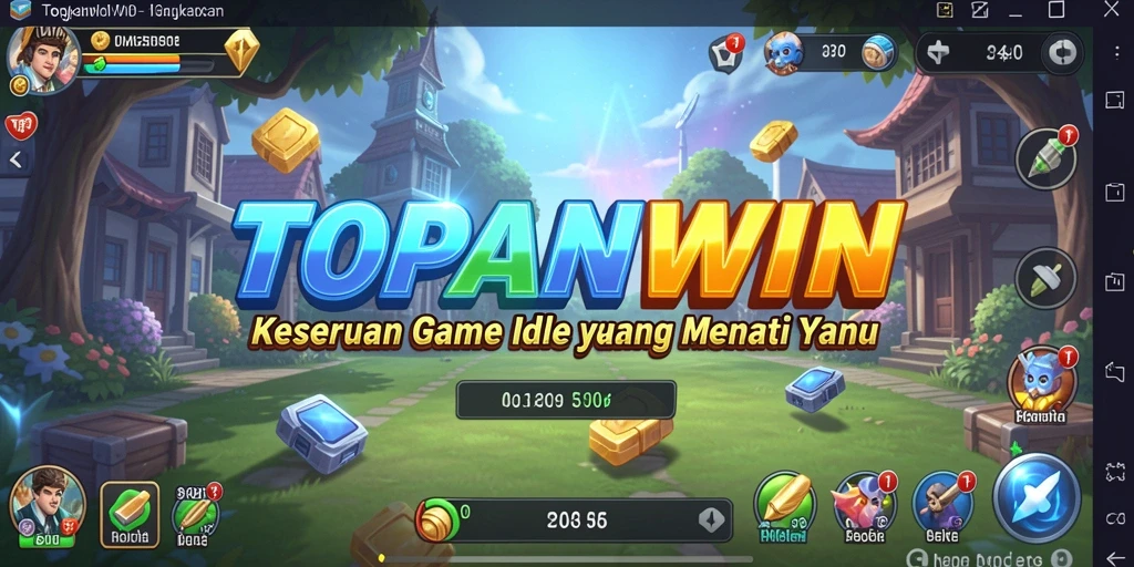 Tampilan gameplay menarik dari TOPANWIN yang penuh warna.
